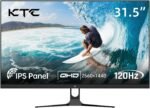 KTC Monitor 32 Inch QHD | 2K@120Hz (OC) | White | IPS Panel | ΔE - Image 2