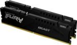 Kingston FURY Beast Black DDR5 16GB (2x8GB) 5200MT/s CL40 DIMM Gaming Memory for Desktop Computers Kit of 2 Intel XMP - KF552C40BBK2-16 - Imagen 2