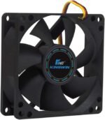 Kingwin 80 x 80mm Long Life CF-8lb Black Fan - Image 2