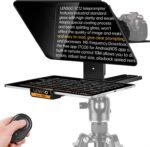 LENSGO TC12 Teleprompter for DSLR/Mirrorless Camera and Tablet up to 12.9" Professional Teleprompter for Video Recording, Vlogging, Live Streaming - Imagen 2