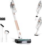 LEVOIT Cordless Vacuum Cleaner, 4 in 1 Vacuum Cleaner Broom with Anti-Skid Technology, 3 Modes and up to 50min, 99.9% Filtration, Lightweight and LED Light, Powerful for Pet Hair, Dust, Hard Floors - Image 2