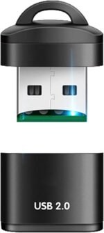 Lector de Tarjetas | Lector USB Compacto para Automóvil | Adaptador Portátil con Rápida Transferencia de Datos para PC, Portátil, Hogar, Oficina, Uso Interior y Exterior - Imagen 2