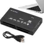 Lector de Tarjetas de Memoria | Adaptador Delgado 6 en 1 Multifunción | Transferencia de Archivos Rápida,para Transferencia de Archivos en Portátil Ordenador Teléfono Cámara Fotografía Viajes Exterior - Imagen 2