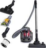 Lehmann LHOCV-7018 Cyclonic Bagless Vacuum Cleaner, 4000W, Powerful Vacuum Cleaner with Great Suction Power, with Nozzle Kit, HEPA Filter, 1.8L Dust Tank, Compact and Lightweight - Image 2