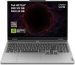 Lenovo LOQ Gen 9 – Gaming Laptop AI 15.6" FHD, 144 Hz (AMD Ryzen 5 7235HS, NVIDIA GeForce RTX 3050, 24 GB RAM, 512 GB SSD, Wi-Fi 6, No Operating System) Spanish QWERTY Keyboard – Grey - Imagen 2