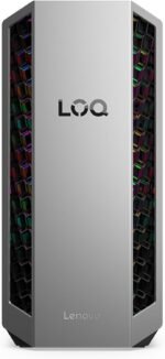 Lenovo LOQ Tower Gaming (AMD Ryzen 7 8745HX, NVIDIA GeForce RTX 5060, 16GB RAM, 1TB SSD, 26L, Wi-Fi 7, No Operating System) - Grey - Imagen 2