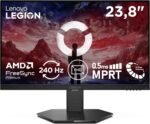 Lenovo Legion 24-10- FHD 23.8" Gaming Monitor (IPS, 240Hz, 0.5ms, 16:9, HDMI 2.1 - DP 1.4, AMD FreeSync Premium, VESA Adaptive Sync, VESA Mount 100mm, Tilt/Height/Pivot/Swivel Adjustment) Black - Image 2