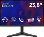 Lenovo Legion R24s - FHD 23.8" Gaming Monitor (IPS, 144Hz Refresh Rate, 1ms MPRT Response Time, 16:9, HDMI 2.1 + DP 1.2, VESA MediaSync - AMD FreeSync, Tilt Stand) - Black - Imagen 2