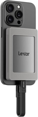 Lexar ES4 Portable SSD with 2TB Magnetic Game, External USB 3.2 Gen 2 SSD, Up to 1050MB/s Reading, Compatible with iPhone 15/16, PC, Mac, Type-C Laptops, Tablets, PS5, PS4 - Image 2