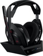 Logitech G Astro A50 Lightspeed Wireless Gaming Headset + Base (5th Gen), Pro-G Graphene, Switching Between 3 Systems, USB-C, Xbox, PS5, PC, Nintendo Switch, Switch 2, Bluetooth - Black - Imagen 2