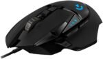 Logitech G G502 Hero High-Performance Wired Gaming Mouse, Captor Hero 25K, 25,600 dpi, RGB, Customizable Weight, 11 Programmable Buttons, Integrated Memory, PC/Mac - Black - Image 2