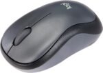 Logitech M220 Silent Wireless Mouse, 2.4 GHz, USB Receiver, Optical Tracking with 1000 dpi Resolution, 18 Month Battery, Ambidextrous, Compatible with PC, Mac, Notebook - Black - Image 2