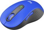 Logitech Signature M650 L Full-Size Wireless Mouse for Oversized Hands, 2-Year Battery, Silent Clicks, Customizable Side Buttons, Bluetooth, for - Imagen 2