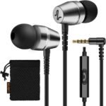 Ludos OMNITONE In-Ear Headphones with Cable and Microphone, 5 Years Warranty, Earphone with Jack, Headphones Music with Powerful Bass, for iPhone, iPad, Samsung, Xiaomi, Huawei, Gaming - Imagen 2
