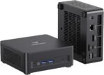 MINISFORUM UM690L Slim Mini PC, AMD Ryzen 9 6900HX 8-Core Processor up to 4.9GHz, AMD Radeon 680M, 32GB LPDDR5 (On Board, up to 6400 MT/s)/1TB SSD, HDMI/USB4/DP, USB 3.2 x 2, WiFi6E, BT5.2 - Image 2