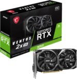 MSI Gaming GeForce RTX 3050 8GB GDRR6 128-Bit HDMI/DP PCIe 4 Torx Twin Fans Ampere OC Graphics Card (RTX 3050 Ventus 2X XS 8G OC) - Imagen 2