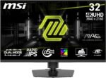 MSI MAG 322URDF E16 Gaming Monitor, 32 Inches, 4K UHD, 3840x2160, Rapid IPS, 0.5ms, DisplayHDR 400, Eye Care, AI Vision, Dual-Mode, HDMI 2.1, DP 1.4a, Tilt/Height Adjustable, Black - Image 2