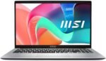 MSI Modern 15 F13MG-236XES Professional Laptop 15.6 Inches, FHD 1920x1080, 13th Gen Intel Core i7-1355U, Intel Iris Xe, 16GB RAM, 512GB SSD, Free Two, Urban Silver, QWERTY Spanish - Image 2
