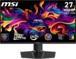 MSI mag 273QP QD-OLED X24 – Flat Gaming Monitor 26.5 Inch WQHD – OLED Panel Quantum Dot 2560 x 1440 240Hz / 0.03ms, 99% DCI-P3, Delta E≤2, DisplayHDR True Black 400, DP 1.4a, HDMI 2.1 - Imagen 2