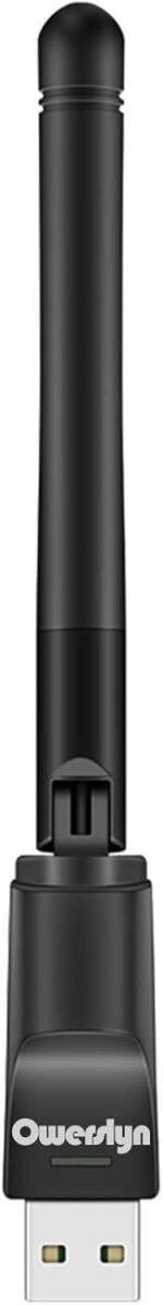 MT7601 USB WiFi Wireless Adapter for DVB-T2 S2 Decoder, 2dB, 150Mbps, USB 2.0 WiFi Dongle Receiver, 2.4G Wireless Network Card Adapter for Laptop Desktop PC - Imagen 2