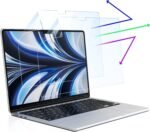 MacBook Air 13.6 inch Screen Protector Anti Light Blue Screen Protector for MacBook Air 13 inch 2022-2025 M2 M3 M4) A2681 A3113 A3240 Anti Glare Screen Protector - Imagen 2
