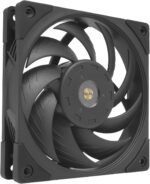 Mars Gaming MF-NC, PWM 120mm PC Fan, Hyperbalanced Copper FDB Bearing, Silent Fan with Hybrid Blade Design, Professional Computer Fan, Black - Image 2