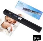 Mini Portable Handheld Scanner USB Color Digitizing 900 DPI A4 Document Scanner JPG/PDF Format (Scanner + 16GTF Card) - Imagen 2