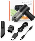 Mini Vacuum Cleaner without Cord. Handheld Vacuum Cleaner. Powerful 6000 PA, Home, Car, Pet Hair, Keyboards. USB Charging. 30 Minutes of Autonomy. Vacuum Cleaners. Car Accessories. - Image 2