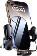 Miracase Upgraded Steel Hook Car Phone Holder - One Hand Operation, Universal Adjustable Mount for iPhone, Samsung - Imagen 2