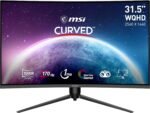 Msi G32CQ5P 31.5-Inch WQHD Curved Gaming Monitor, 1500R VA Panel 2560 x 1440, 170Hz/1ms, Adaptive Sync, 3-Way Adjustable DP 1.2a, HDMI 2.0b CEC - Image 2