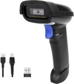 NETUM NT-1228BC Bluetooth CCD Barcode Scanner Portable USB Wireless 1D CCD Barcodes Imager for Mobile Payment Payment Computer Screen Compatible with iOS and Android - Imagen 2
