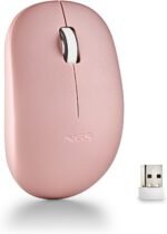 NGS Fog Pro Pink – Optical Wireless Mouse 1000 dpi, Nano USB Interface, 2 Silent Buttons and Scroll Wheel, Plug and Play, Ambidextrous, Pink - Imagen 2