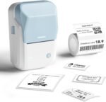 NIIMBOT B1 Label Maker with 1 Roll Label Paper, Bluetooth Label Printer, 20-50mm Printing Width, Compatible with iOS and Android, Light Blue - Image 2