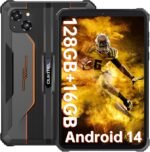 OUKITEL RT3 Pro Tablet Rugerized – 16GB+128GB 1TB Expandable Rugged Table, Tablet 8 Inch Android 14, 5150mAh Battery, 16MP+8MP Camera Tablets, Support 4G Dual SIM/WiFi/Face ID/BT 5.0/NFC, Orange - Image 2