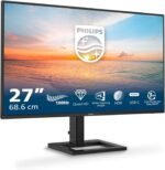 Philips 27E1N1600AM - Quad HD Monitor 27 Inches, Speakers, Height Adjustable (2560x1440, 100Hz, HDMI 1.4, USB-C (65W PD), USB Hub) Black - Image 2