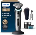 Philips i9000 Prestige, Men's Electric Shaver, Wet and Dry Beard Shaver, SkinIQ Technology, Charging Dock, Rechargeable, Travel Case, Cleaning Center, XP9202/30 - Imagen 2