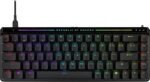 ROG Falchion Ace HFX 65% Compact Gaming Keyboard with Pre-Lubricated ROG HFX Magnetic Switches, Quick Shot Lever, 8000Hz Polling Rate, Three-Layer Dampening Foam, - Image 2