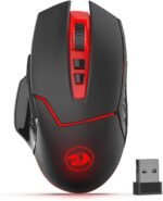 Redragon M690-1 Wireless Gaming Mouse with DPI Change, 2 Side Buttons, 2400 dpi, Ergonomic Design, 8 Buttons, Black - Imagen 2