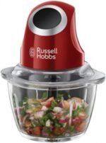 Russell Hobbs Desire 24660-56 Food Chopper (Electric Chopper, 200 W, Stainless Steel Blades, Red, BPA Free) - Imagen 2