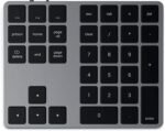 SATECHI Slim Aluminum Wireless Numeric Keypad with 34 Keys, USB-C Mini Bluetooth Keyboard for MacBook Air & Pro, Laptop, PC, iPad and More - Gray, US Distribution - Imagen 2