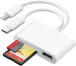 SD Card Reader for i-Phone i-Pad and Camera with Dual Slot for SD and TF Memory Cards, SD Card Reader, No Need for Applications, Plug and Play. - Image 2