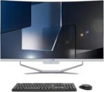 SIMPLETEK All in One AiO 27" FHD Curved Windows 10 Celeron up to 1.80GHz 8GB RAM 240GB SSD Mouse Wireless Keyboard Included Webcam PC Gaming Curved Streaming Home Work Computer for Kids - Image 2