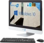 SIMPLETEK All in One AiO Touch Screen | 22" Full HD Core i3 3120M 2.5GHz Windows 10 Pro | 4GB RAM SSD 120GB | Webcam Touch Screen Internal Speaker + Wireless Mouse and Keyboard | Computer - Imagen 2