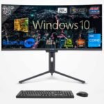 SIMPLETEK – All in One 34" i5 Curved 165Hz | Windows 10 Pro | 4GB RAM SSD 240GB | 2K Integrated Webcam | Aio Gaming Computer | WiFi6 | BT 5.2 - Image 2