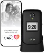 SPC Polaris - 4G Phone for Elderly with Big Keys and SOS Button | Compatible with SPC Care Remote Management App (iOS & Android), GPS Location and Security Alerts | Black - Imagen 2