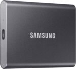 Samsung T7 Portable SSD 2TB - Up to 1050MB/s - USB 3.2 External Solid State Drive, Gray (MU-PC2T0T/AM) - Image 2