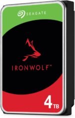 Seagate IronWolf, 4 TB, NAS, Internal Hard Drive, HDD, CMR 3.5" SATA 6GB/s, 5400 RPM, 64 MB Cache for RAID Network-Attached Storage, and 3 Year Rescue Services (ST4000VN006) - Imagen 2