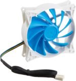 SilverStone SST-FQ91 92mm PWM Quiet Computer Cooling Fan FQ Series High Airflow, Blue-White - Imagen 2