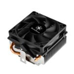 SilverStone Technology SST-KR01 Kryton Low Profile CPU Radiator PWM Fan 80mm Height 54mm AMD AM2/AM3/AM4/FM1/FM2 Base - Image 2