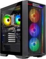 Skytech Nebula Gaming PC de computadora, Ryzen 7 7700 3,8 GHz (5,3 GHz Turbo), NVIDIA RTX 5060 8GB, 1 TB NVMe SSD, 16 GB DDR5 RAM 6000, 650 W Gold PSU, Wi-Fi, Win 11 - Imagen 2